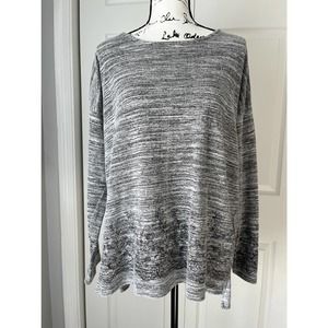 Karen Kane Gray Shirt Made In USA Size XL